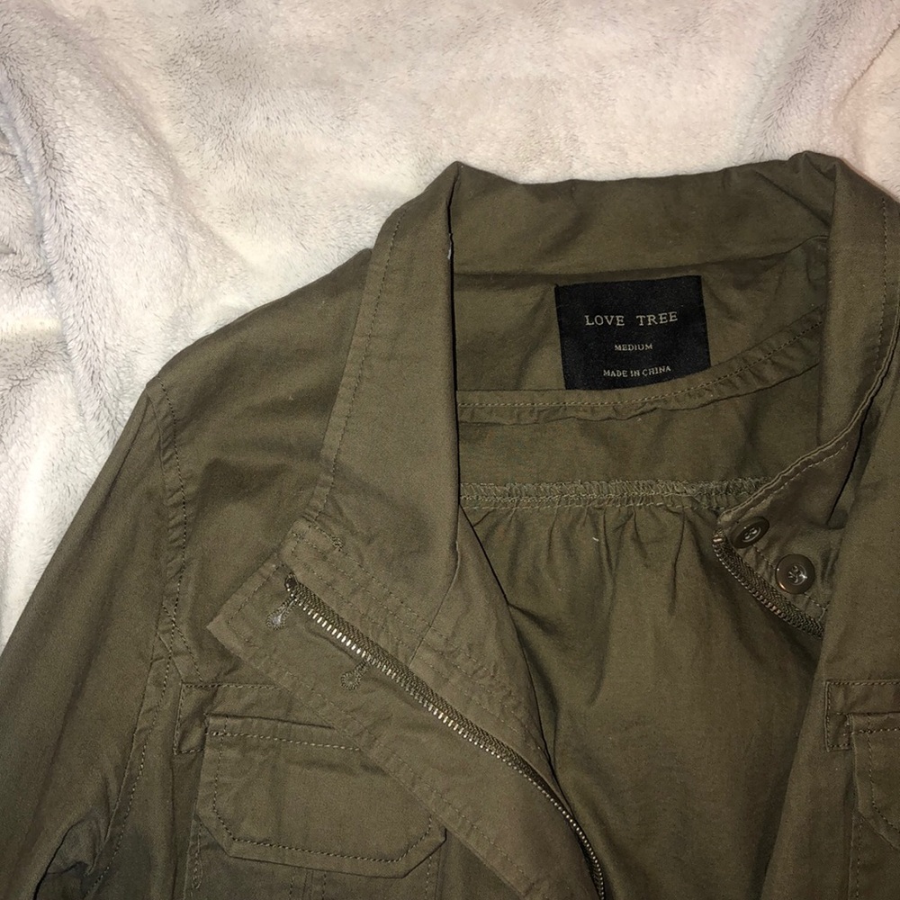 Cute Green light weight jacket